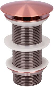 Wastafel Afvoerplug Differnz Always Open 7 cm Rood Koper