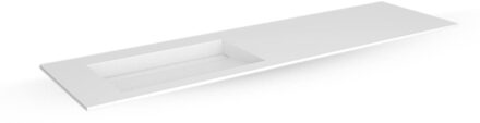 Wastafel EH Design Slimline Vanity Basin Lillaz Special 1300x450x12 mm Mat Wit