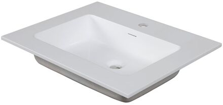 Wastafel Napoli 60cm Mat Wit