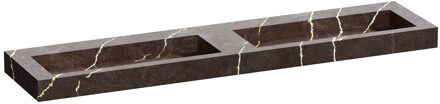 Wastafel Topa Artificial Marble 200 Copper Brown (0 krgt.) Bruin