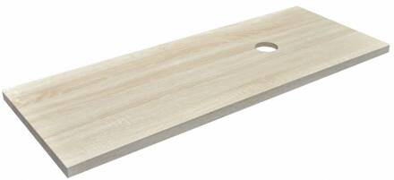 Wastafelblad 1200X460X36 Licht Eiken Aqua Splash