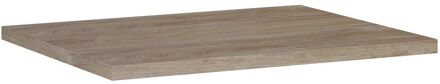 Wastafelblad 52x46,4cm Natuurlijk Eiken Pvc