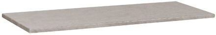 Wastafelblad Beton 119.5x45.7x2.5 cm Beton Grijs Sanitop