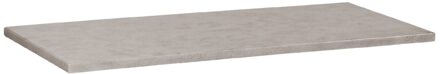 Wastafelblad Beton 99.5x45.7x2.5 cm Beton Grijs Sanitop