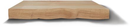 Wastafelblad Gliss Design Massief Hout Zonder Boomschors 140 cm Natuurlijke Olie Eiken