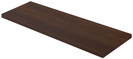 Wastafelblad Napoli - Hout - Notelaar - 180x48cm