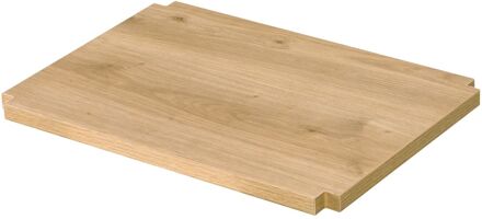 Wastafelblad Napoli - Houtcomposiet - Melamine - Scandinavische Eik - 39,8x28,1cm