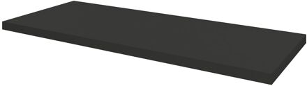 Wastafelblad Napoli Mat Zwart 120cm