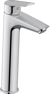 Wastafelkraan Duravit No.1 1-Gats Wastafelkraan Eengreeps Large Size Zonder Waste Voorsprong 12.9cm Chroom