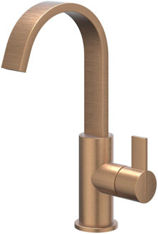 Wastafelkraan IVY Pact Coldstart Draaibare Cascade Geborsteld Mat Koper PVD IVY