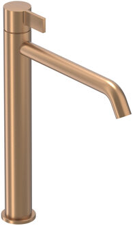 Wastafelkraan IVY Pact Model L Coldstart Geborsteld Mat Koper PVD IVY