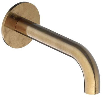 Wastafelkraan Uitloop Hotbath Cobber Rond 15 cm Verouderd Messing Living Colours