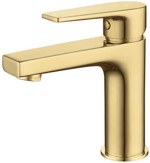 Wastafelkraan - Wastafelmengkraan - Versanix Sinpy - Opbouw - Rond - Goud