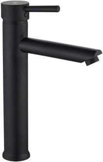 Wastafelmengkraan Deco Hoog Mat Zwart