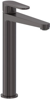 Wastafelmengkraan MAY Forma Opbouw Model L Geborsteld Carbon Black PVD Gunmetal