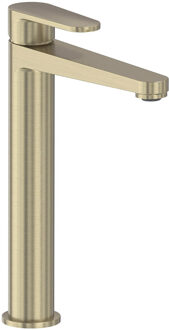 Wastafelmengkraan MAY Forma Opbouw Model L Geborsteld Mat Goud PVD