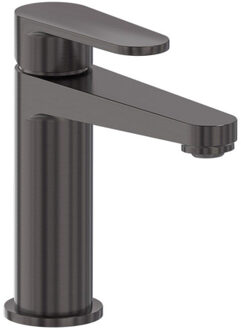 Wastafelmengkraan MAY Forma Opbouw Model S Geborsteld Carbon Black PVD Gunmetal