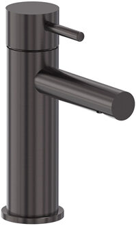 Wastafelmengkraan MAY Stilo Opbouw Model S Geborsteld Carbon Black PVD Gunmetal