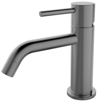 Wastafelmengkraan Opbouw BWS Uitloop 6.5 cm 1-hendel Gunmetal Grijs