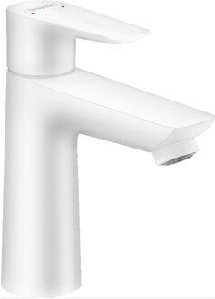 Wastafelmengkraan Talis E HansGrohe 110 Eengreeps CoolStart Zonder Afvoer Mat Wit