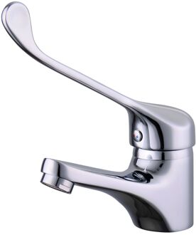 Wastafelmengkraan Tapajes - Keramisch - Chroom - 17,5cm