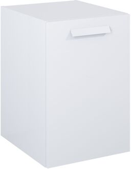 Wastafelonderkast Ness 40cm - Hoogglans Wit - Met 1 Deur - 40x62,5x22cm