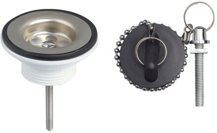 Wastafelplug Met Stop