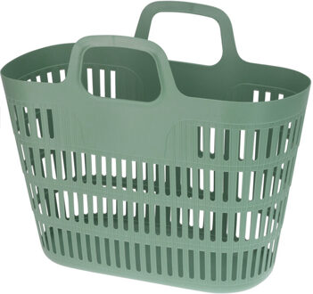 Wastas - flexibel - 25L - 47 x 23 x 32 cm - jadegroen - boodschappentas