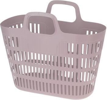 Wastas - flexibel - 25L - 47 x 23 x 32 cm - lichtroze - boodschappentas