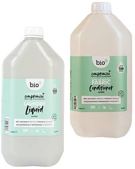 Wasverzachter & Wasmiddel Jeneverbes & Zeewier 5L Refill Bundel