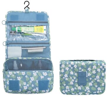 Waszak Reizen Make Reizen Zakken Badkamer Wassen Classificatie Opknoping Tassen Toiletartikelen Zak Verpakking Kubus Accessoires E4 Blauw