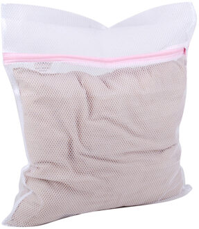 Waszakken XXL size voor delicaat wasgoed - lingerie/bh waszak - wit - 38 x 48 cm - Waszakken