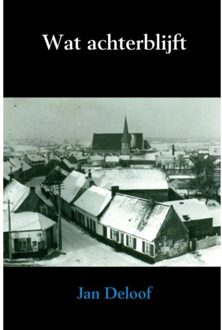 Wat achterblijft - Boek Jan Deloof (9463676368)
