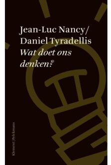 Wat doet ons denken? - Boek Jean-Luc Nancy (9086871550)