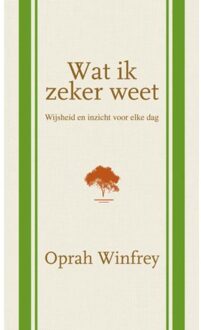 Wat ik zeker weet - Boek Oprah Winfrey (9400505221)