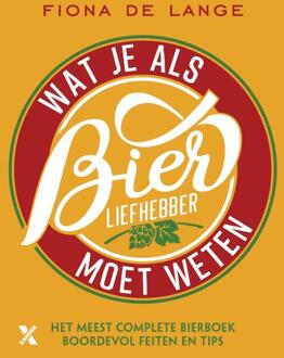 Wat je als bierliefhebber moet weten - Boek Fiona de Lange (9045215314)