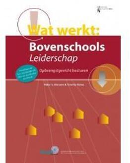 Wat werkt: Bovenschools Leiderschap - Boek Robert Marzano (9461180985)