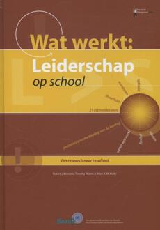 Wat werkt: Leiderschap op school - Boek Robert Marzano (9074233937)
