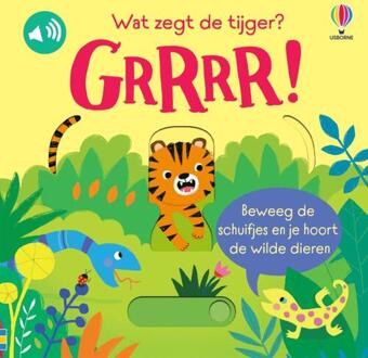 Wat Zegt De Tijger? Grrrr! - Usborne Schuif En Luister