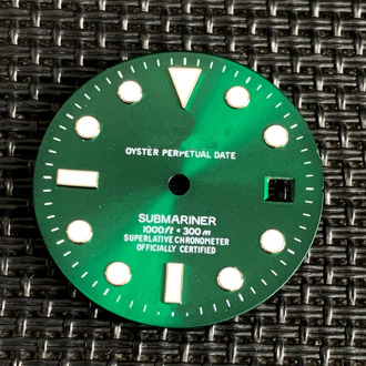 Watch accessories SUB with calendar suitable for assembling NH35 luminous dial 29mm automatic movement