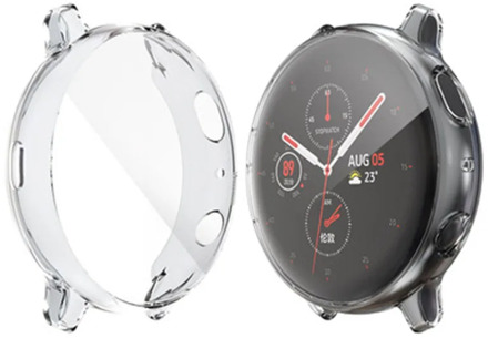 Watch Case for Samsung Galaxy Active 2 Cover Bumper Accessories 40mm Protector Silicone Screen Full Coverage Watch Cases