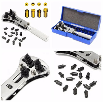 Watch Case Opener Adjustable Screw Back Remover Wrench Watch Repair Tool Battery Changing Tools saat tamir aletleri