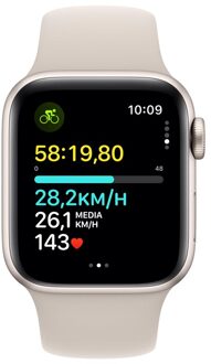 Watch SE (2022) 40mm Starlight Aluminium Sportband S/M Smartwatch