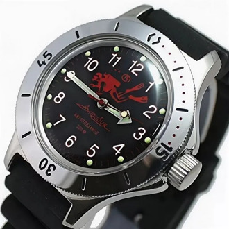 Watch Vostok Amphibia 120657 automatic self-winding Polyurethane Strap diver