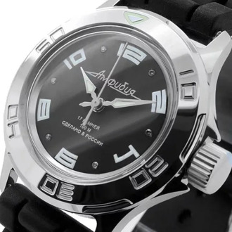 Watch Vostok Amphibia women's 051461 mechanical waterproof silicone strap