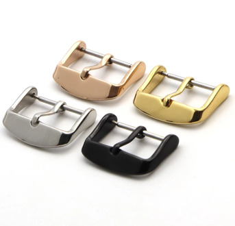 Watches Accessories Watch Silver Clasp Buckle Black Gold Stainless Steel Bracelet Watch Repair Tool 16mm 18mm 20mm 22mm