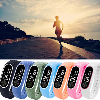 Watches Children's LED Digital Display Bracelet Watch Children's Students Silicone Sports Watch Electronic Wristwatch Reloj Nino
