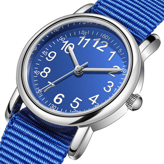 Watches Kid Nylon Straps Wristwatch Children Quartz Watch Cute Clock Kids Watches Child Watch for Students