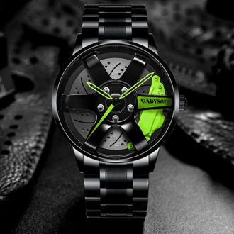 Watches Men's Wheel Rim Hub Watch Sport Car Custom Design Creative Men Wrist Watch Men Wristwatch Clock Relogio Masculino