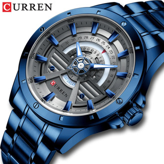 Watches Mens 2020 CURREN NEW Fashion Quartz stainless steel Watch Date and Week Clock Male Creative Wristwatch